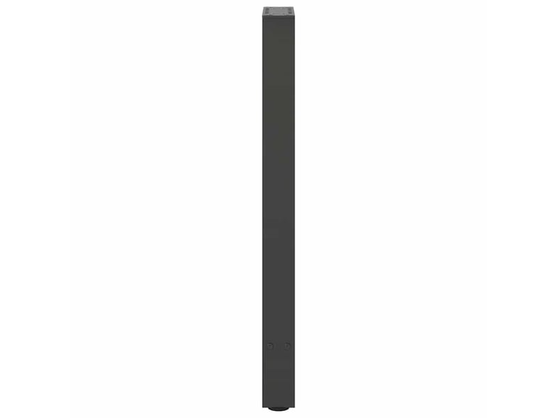  Lot de 2 pieds de console modernes 38 x 73 cm avec niveleurs réglables en acier anthracite 02_0057538  - Conforama E