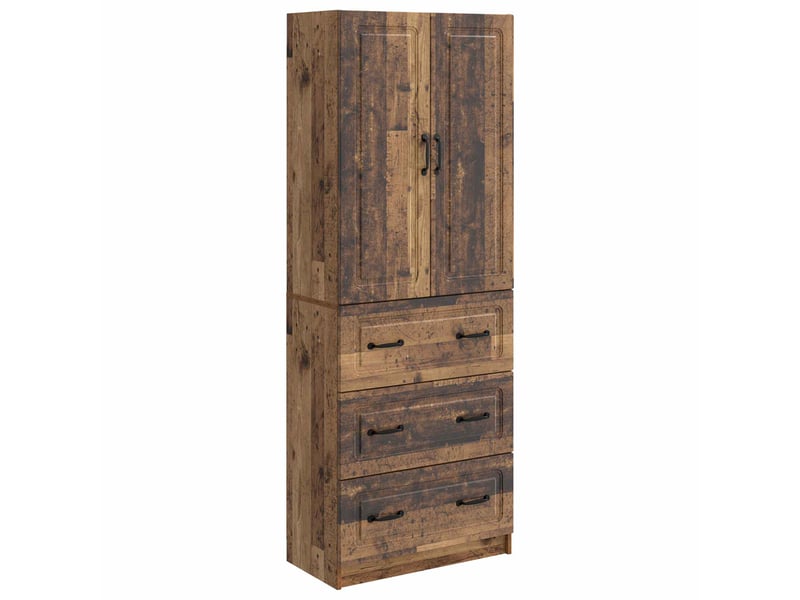  Ensemble de meubles 2 pcs, rangement de salon 66 x 34,5 x 87 cm bois d'ingénierie shl6371  - Conforama A