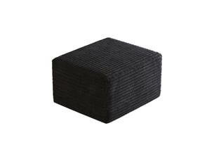 Canapé droit fixe <strong></strong> <strong></strong> 1 place Tissu noir