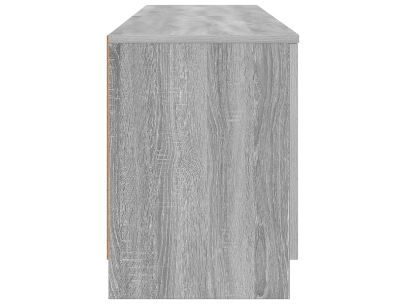 Table de chevet - table de rangement pour lit mezzanine 2 pièces sonoma gris - Conforama E