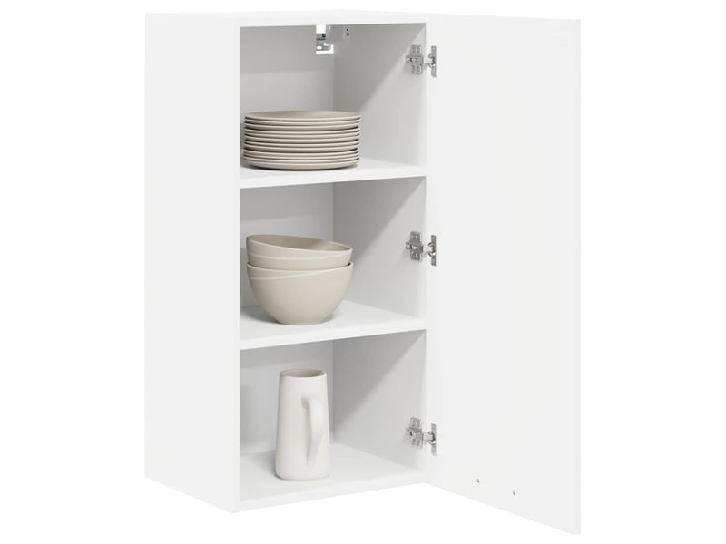  Meuble de rangement cuisine, armoire suspendue blanc 40x31x80cm bois d'ingénierie  - Conforama C