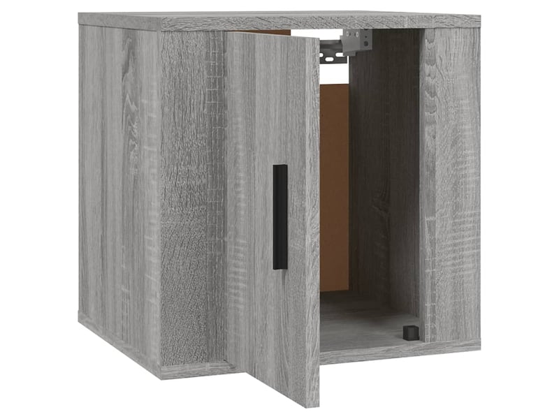  Meuble tv - banc tv - meuble de rangement mural sonoma gris 40x34,5x40 cm  - Conforama E