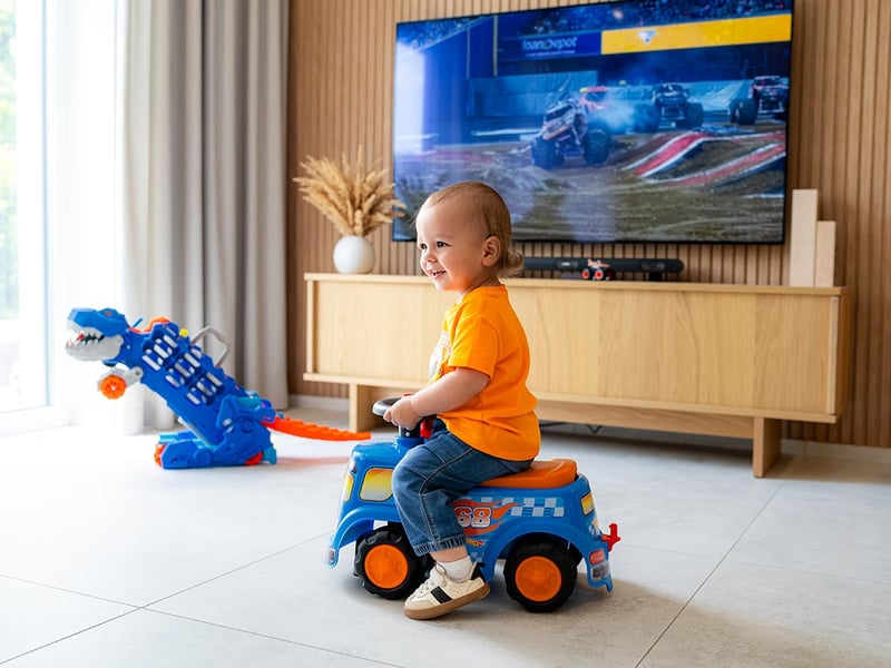  Porteur enfant camion hotwheels 1 à 3 ans - falk FAT700HW - Conforama D
