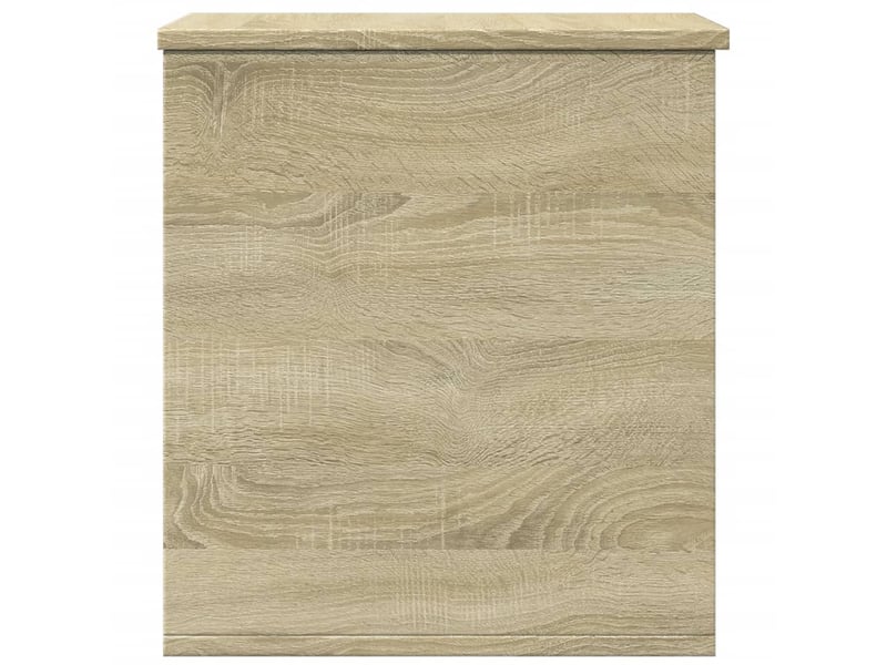  Boîte de rangement, coffre de rangement chêne sonoma 40x42x46 cm bois d'ingénierie  - Conforama E