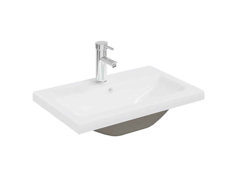 Meubles de salle de bain, armoire salle de bain blanc bois d'ingénierie cf65458 - Conforama E