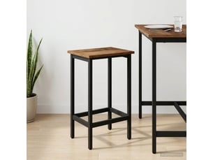 Tabouret de bar, chaise de bar bois ancien 40x32x74 cm bois d'ingénierie shl16535