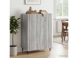 Buffet - bahut - meuble de rangement sonoma gris 66 x 34,5 x 92 cm bois d'ingénierie