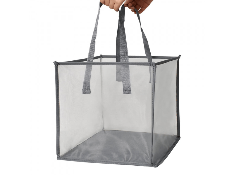  Boîte de rangement pliable avec poignée résistante, panier de rangement de grande capacité pour le linge, panier de rangement  - Conforama A