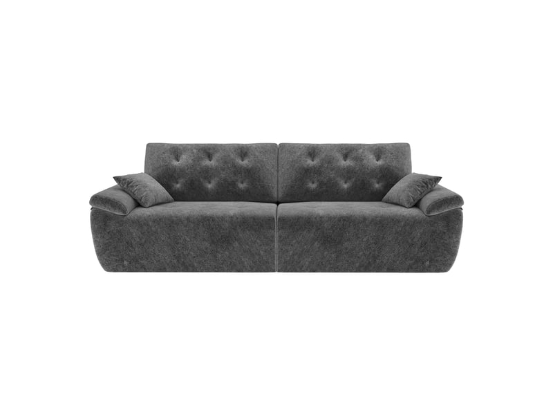 Canapé compressé modulable style nuage scandinave 275cm gris en chenille,mousse compressée haute densité,canapé doux pour salon 275x102x66CM - Conforama A