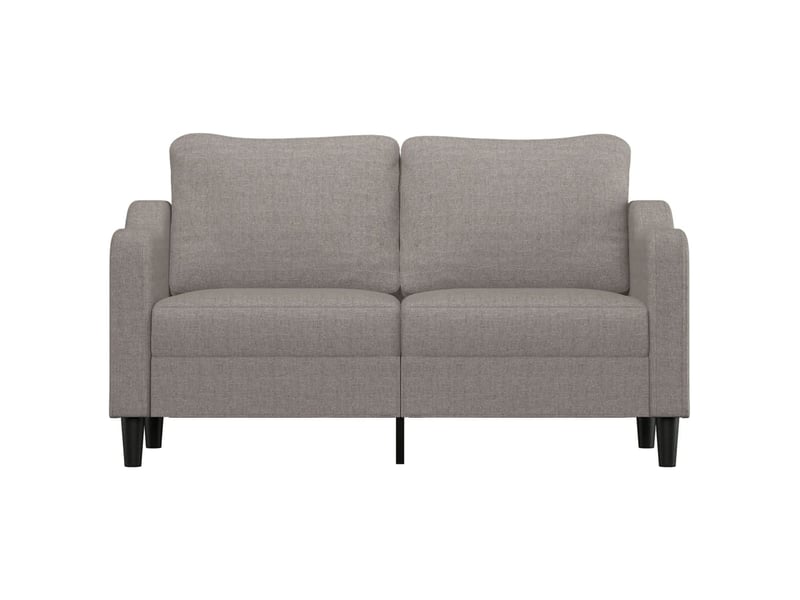 Canapé droit, sofa, canapé à 2 places taupe 140 cm tissu cf20378 - Conforama C