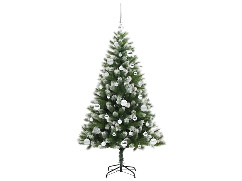 Sapin de noël - arbre de noël artificiel avec neige artificielle 150 led  - Conforama D