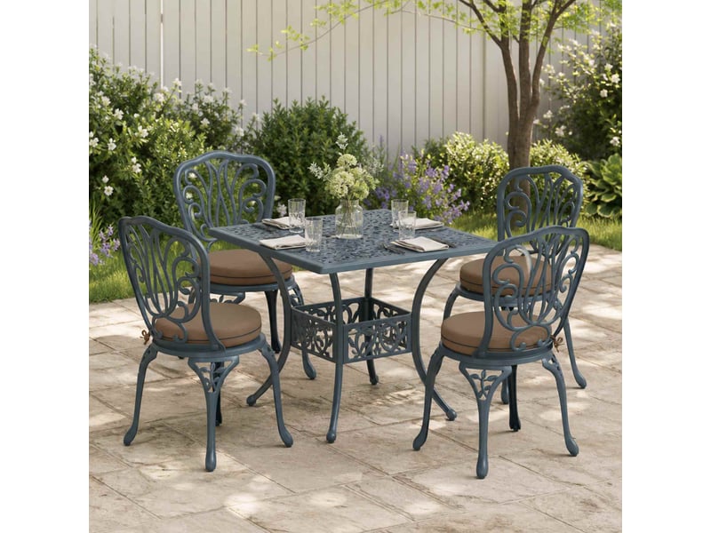 Lot de 4 coussins de siège, coussins d'assise soest 100 % polyester taupe cf60558 - Conforama B
