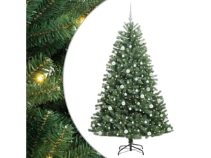 Sapin de noël artificiel, arbre de noël à branches articulées vert 180 cm shl7586