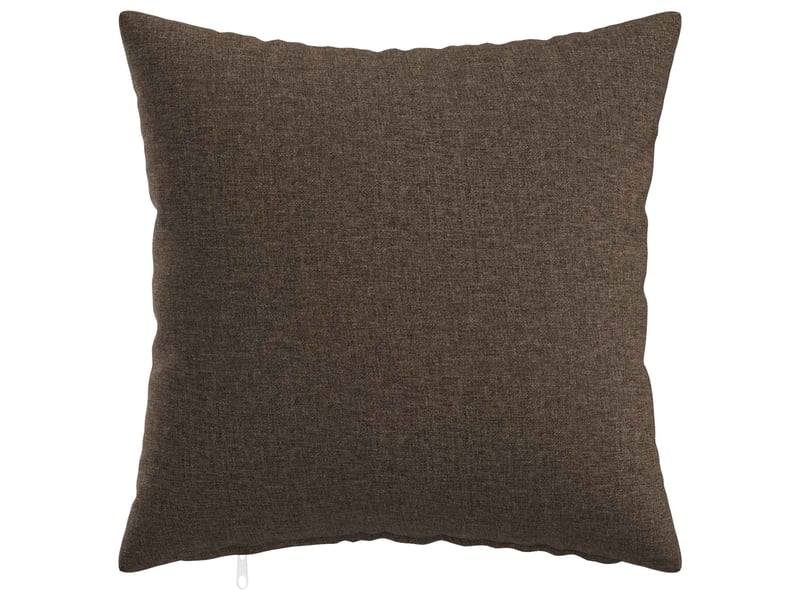  Lot de 12 housses de coussin heerlen taupe 45 x 45 cm tissu cf48992  - Conforama A