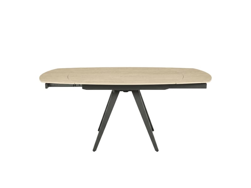  Table extensible ovale 120-180 cm céramique effet bois – adelphia 2  - Conforama C