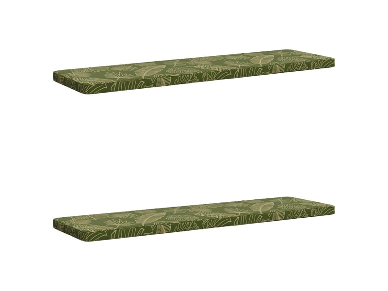  Lot de 2 coussins de banc, coussins d'assise vught 100 % polyester cf57709  - Conforama A