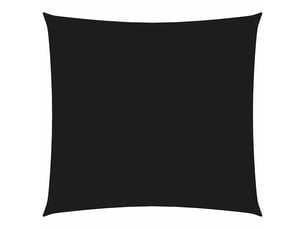 Voile de parasol - voile d'ombrage tissu oxford carré 7x7 m noir