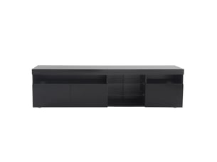 Meuble tv coloris noir 180 cm <strong>OXEZA</strong> <strong></strong>