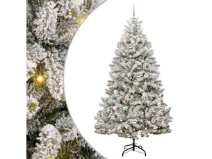 Sapin de noël, arbre de noël artificiel 210 cm 300 led blanc chaud shl5435