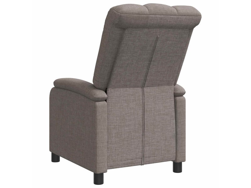 Vidaxl fauteuil inclinable taupe tissu - Conforama E