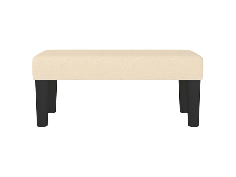  Banc d'entrée, banc d'intérieur crème 70x30x30 cm tissu shl4897  - Conforama C