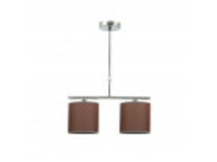 Fabrilamp senderos, lampe classique, 2xe14, terracotta, 50-70 x 40 x 14 cm