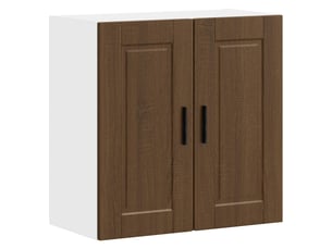 Armoire murale de cuisine porto chêne marron bois d'ingénierie shl3473