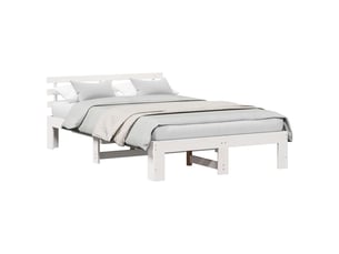 Lit 2 places 140x190 cm coloris blanc
