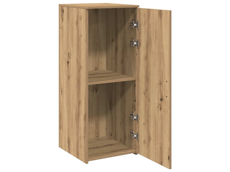  Armoire rangement salon chêne artisanal 40x45x103,5cm bois ingénierie  - Conforama D