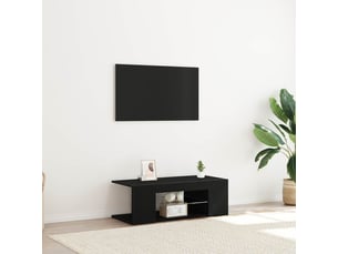Meuble tv coloris noir 90 cm <strong></strong> <strong></strong>