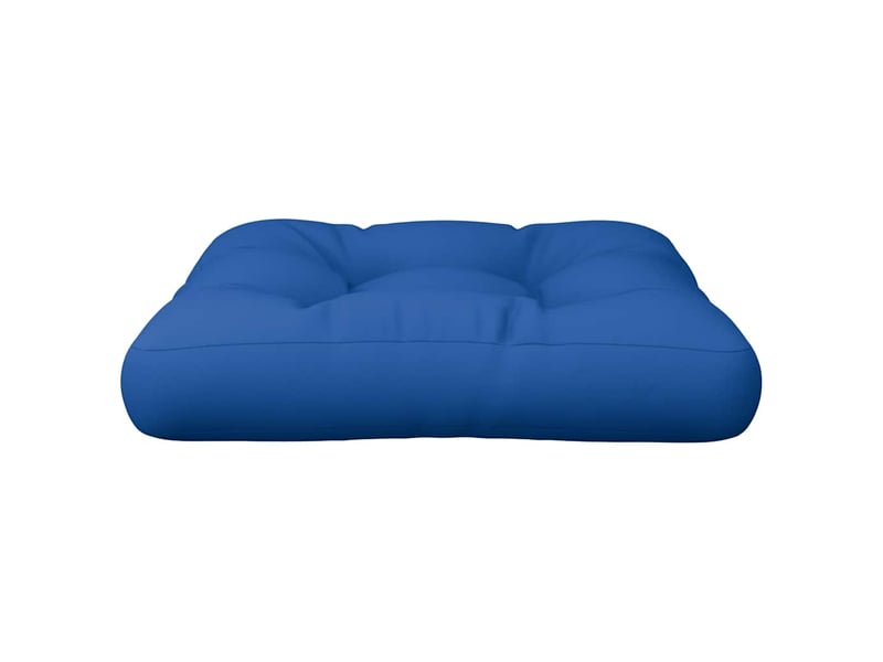  Coussin de palette, coussin de chaise, coussin de canapé bleu 58x58x10 cm tissu cf55298  - Conforama E