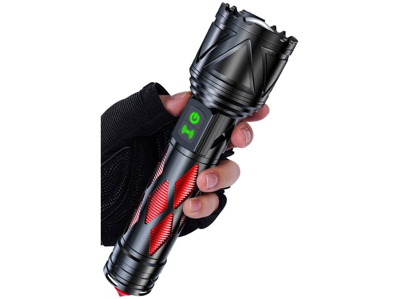  Extérieur haut niveau d’apparence facile à transporter haute puissance main lumière forte à la maison anti-voleur fenêtre brisée à long terme grande l  - Conforama B