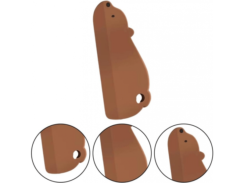  Grattoir de comptoir en silicone, grattoir flexible pour cuvette, grattoir à pour le nettoyage des vitres de salle de bain, pour cuisine  - Conforama E