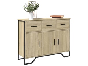 Buffet cuisine | meuble de rangement | commode chêne sonoma 97x32,5x74,5 cm bois d'ingénierie