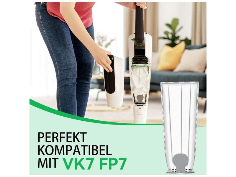  Enowelir lot de 5 sacs filtres compatibles pour aspirateurs folletto vk7s vk7 fp7s fp7 et kobold vk7  - Conforama B