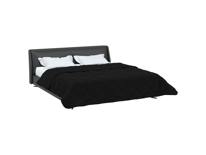  Duvet d'hiver - couette 220 x 260 cm hiver - couette noir respirant  - Conforama C