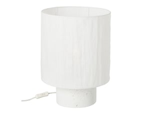 Lampe à poser en ciment havel 41cm blanc