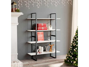 Bibliotheque coloris  blanc  <strong></strong> <strong></strong> - 100 cm x 140 cm
