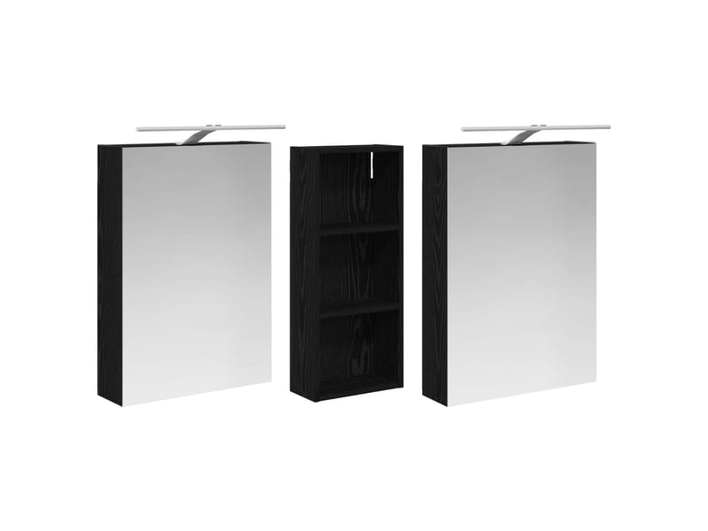 Ensemble de meubles de salle de bain 3 pcs 130x14.5x70 cm shl9108 - Conforama E