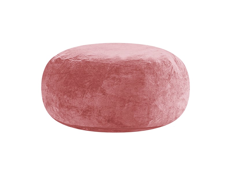  Fauteuil pouf adulte,100x100x50 cm,pliable,mousse,rose  - Conforama A