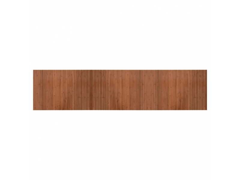  Tapis rectangulaire en bambou marron 70x300 cm - comfortxl 376752 - Conforama A