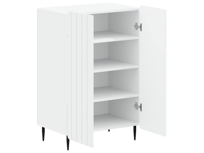  Meuble à chaussures, cabinet à chaussures zwolle 59,5x39,5x91,5 cm blanc  - Conforama C