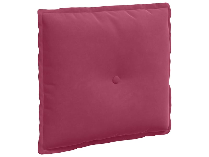  Coussin de dos, coussin de dossier bordeaux 50 x 45 cm tissu en velours côtelé cf54600  - Conforama A
