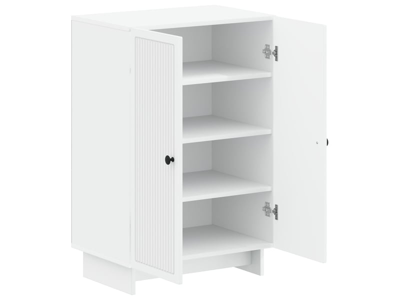  Meuble à chaussures, armoire à chaussures ede 59,5x39,5x90 cm bois d'ingénierie shl1878  - Conforama C