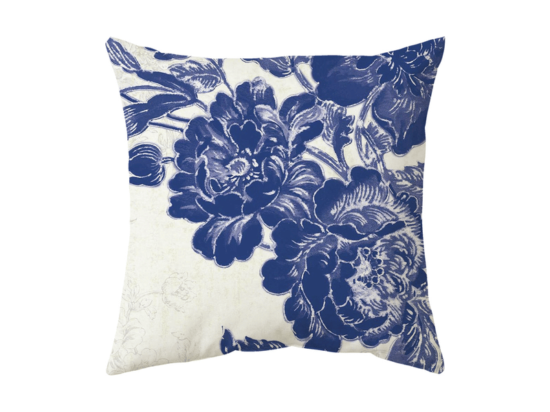  Lot de 4 housse de coussin - bleu housses de coussin 45 x 45 cm lot de 4 taies d'oreiller carrées noires housses de coussin 18 x 18 cm 4pack pour patio extérieur jardin blench salon canapé  - Conforama D