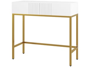 Console 2 tiroir(s)  coloris blanc <strong></strong> <strong></strong>