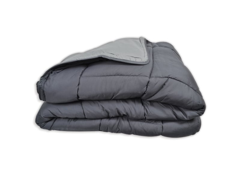 Couette chaude microfibre bicolore 400 grm2 240x260 cm