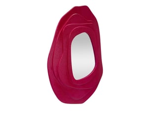 Miroir rectangulaire à poser coloris rose - 4 cm x 90 cm