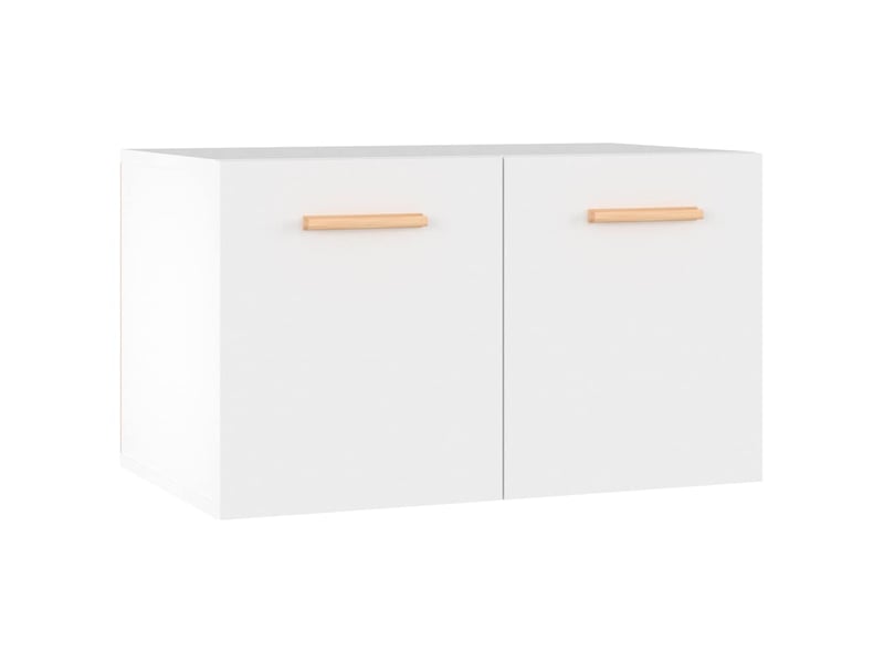  Armoire murale salon, meuble de rangement blanc 60x36,5x35 cm bois d'ingénierie shl333  - Conforama A