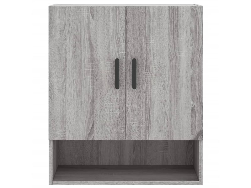  Armoire murale salon, meuble de rangement sonoma gris 60x31x70cm bois d'ingénierie shl8716  - Conforama E